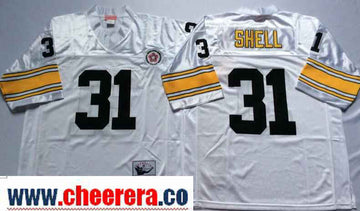 Donnie Shell Pittsburgh Steelers white Throwback jersey