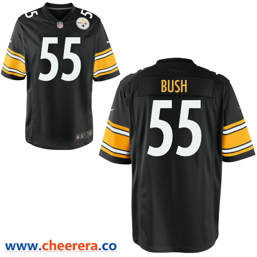 Devin Bush Pittsburgh Steelers black Limited jersey