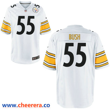 Devin Bush Pittsburgh Steelers white Limited jersey
