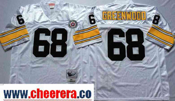 L.C. Greenwood Pittsburgh Steelers white Throwback jersey