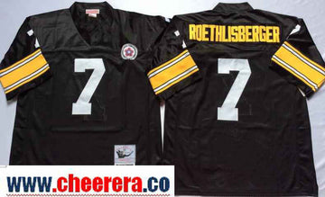 Ben Roethlisberger Pittsburgh Steelers black Throwback jersey
