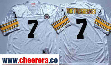 Ben Roethlisberger Pittsburgh Steelers white Throwback jersey