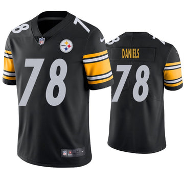 James Daniels Pittsburgh Steelers black Vapor jersey