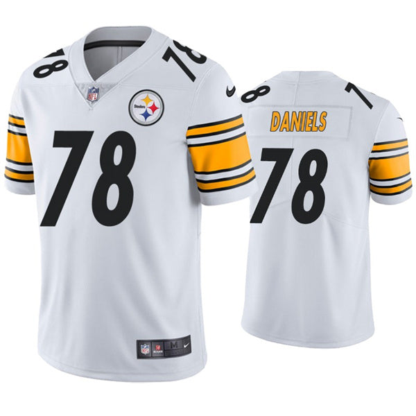 James Daniels Pittsburgh Steelers white Vapor jersey