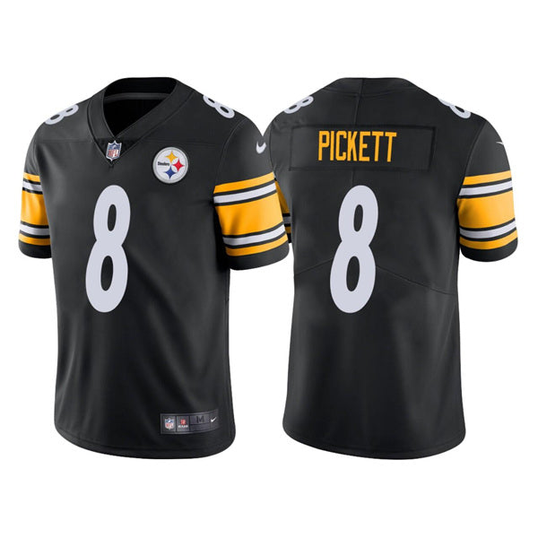 Kenny Pickett Pittsburgh Steelers black Vapor jersey