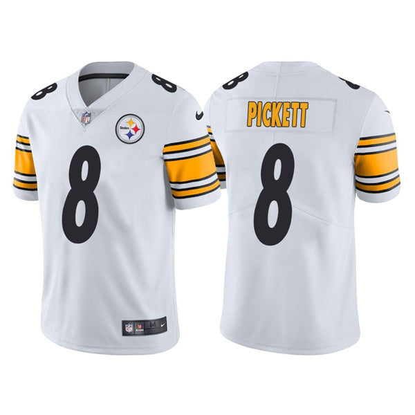 Kenny Pickett Pittsburgh Steelers white Vapor jersey