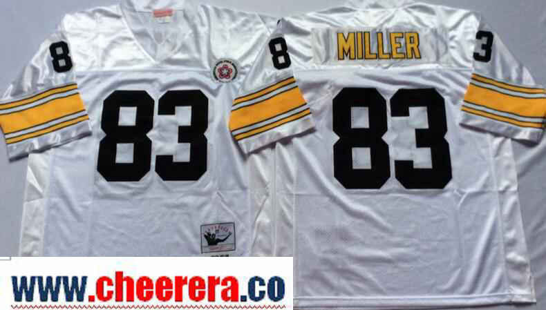 Heath Miller Pittsburgh Steelers white Throwback jersey
