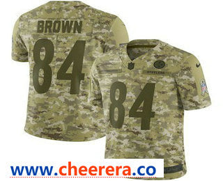 Antonio Brown Pittsburgh Steelers camo Salute To Service jersey