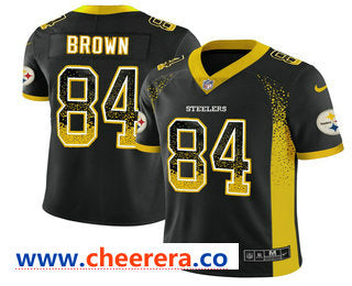 Antonio Brown Pittsburgh Steelers black Color Rush jersey