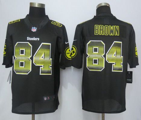 Antonio Brown Pittsburgh Steelers black Fashion jersey