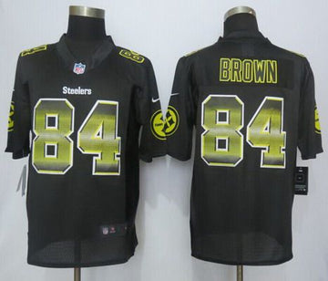 Antonio Brown Pittsburgh Steelers black Fashion jersey