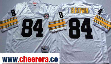 Antonio Brown Pittsburgh Steelers white Throwback jersey