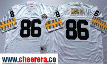 Hines Ward Pittsburgh Steelers white Throwback jersey