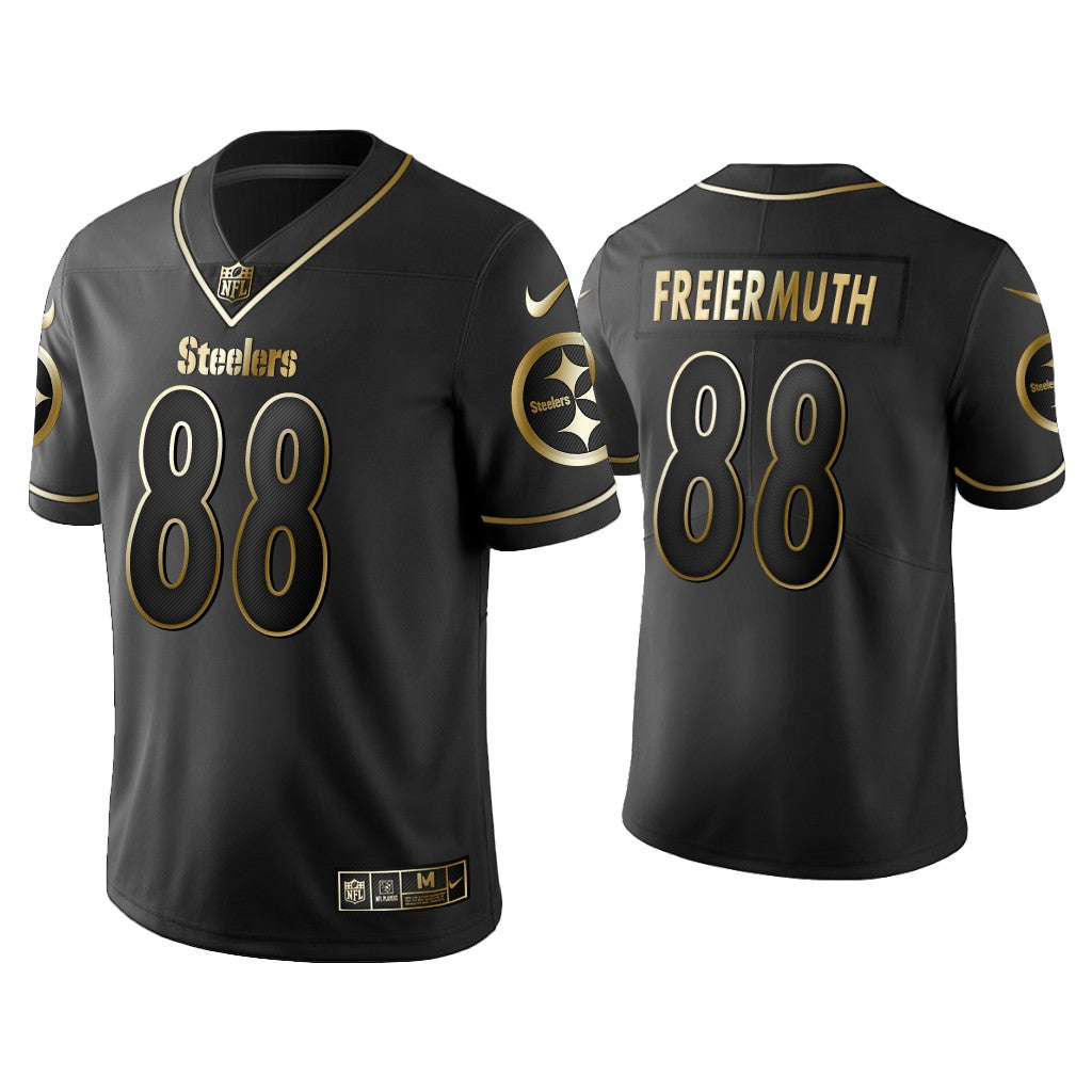 Pat Freiermuth Pittsburgh Steelers golden Vapor jersey