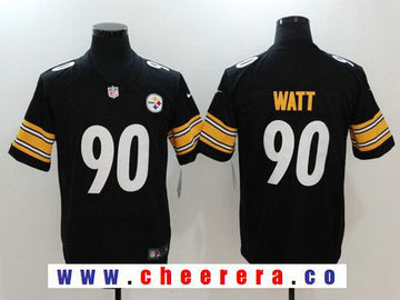 T. J. Watt Pittsburgh Steelers black Vapor jersey