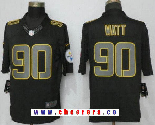 T. J. Watt Pittsburgh Steelers black Limited jersey