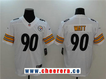 T. J. Watt Pittsburgh Steelers white Vapor jersey