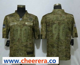 T.J. Watt Pittsburgh Steelers camo Salute To Service jersey