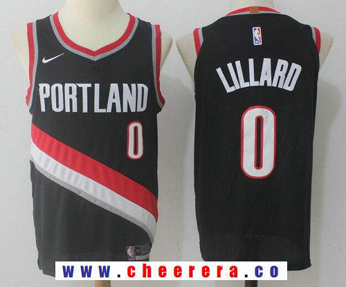 Damian Lillard Portland Trail Blazers black jersey