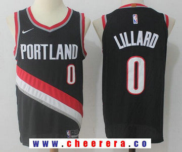 Damian Lillard Portland Trail Blazers black jersey