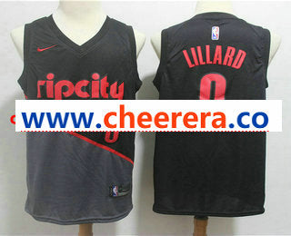 Damian Lillard Portland Trail Blazers black jersey