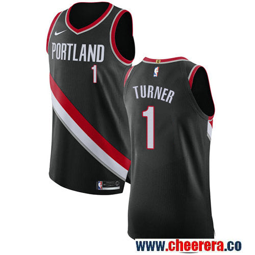 Evan Turner Portland Trail Blazers black jersey