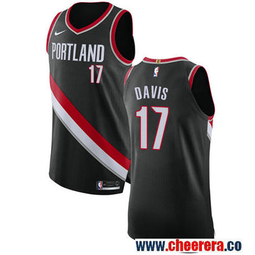 Ed Davis Portland Trail Blazers black jersey