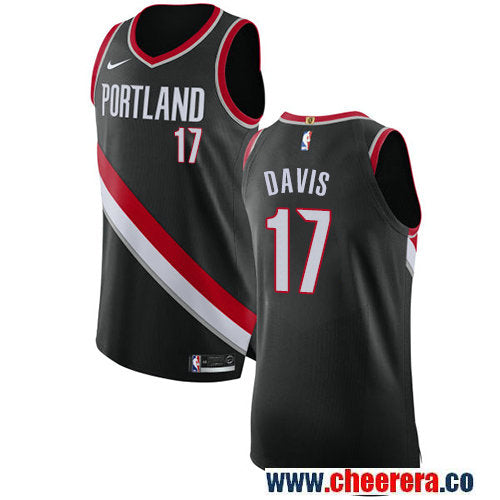 Ed Davis Portland Trail Blazers black jersey
