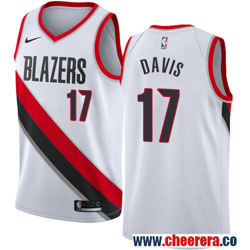 Ed Davis Portland Trail Blazers white jersey