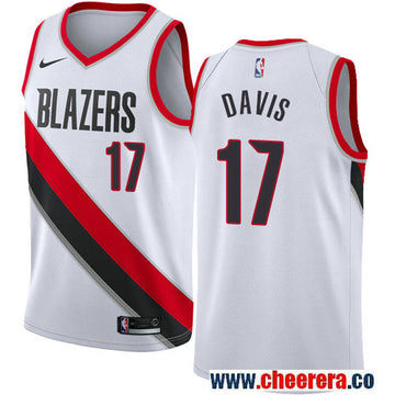 Ed Davis Portland Trail Blazers white jersey