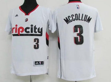 C. J. McCollum Revolution Portland Trail Blazers white jersey