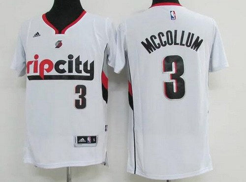 C. J. McCollum Revolution Portland Trail Blazers white jersey