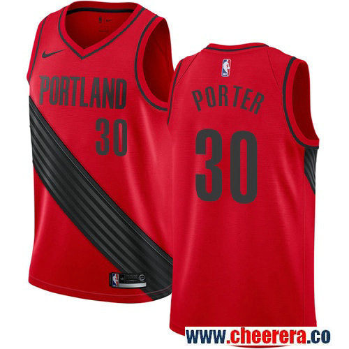 Terry Porter Portland Trail Blazers red jersey