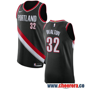 Bill Walton Portland Trail Blazers black jersey