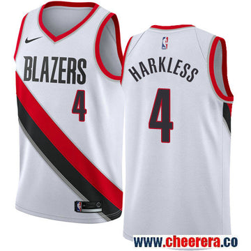 Moe Harkless Portland Trail Blazers white jersey
