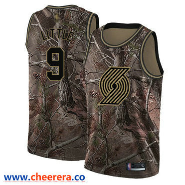 Nassir Little Portland Trail Blazers camo Camo jersey
