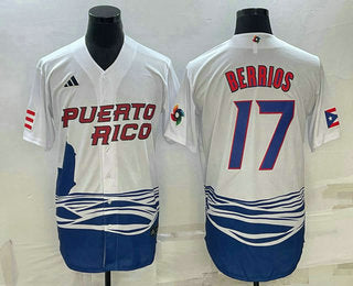 Jose Berrios Puerto Rico Baseball white Classic jersey