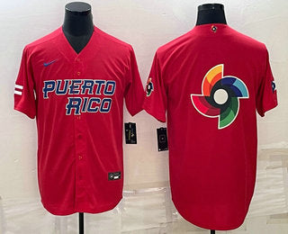 Puerto Rico Baseball red Classic jersey