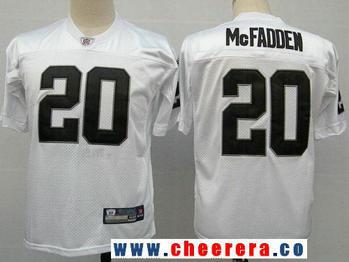 Reebok Darren McFadden Las Vegas Raiders white jersey