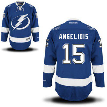 Reebok Mike Angelidis Tampa Bay Lightning royal Home jersey