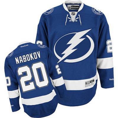 Reebok Evgeni Nabokov Tampa Bay Lightning blue Home jersey
