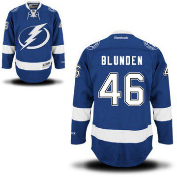 Reebok Mike Blunden Tampa Bay Lightning royal Home jersey