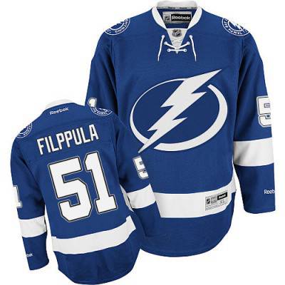 Reebok Valtteri Filppula Tampa Bay Lightning blue Home jersey