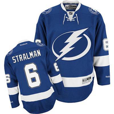 Reebok Anton Stralman Tampa Bay Lightning royal Home jersey