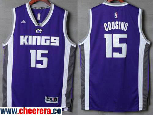 DeMarcus Cousins New Sacramento Kings purple jersey
