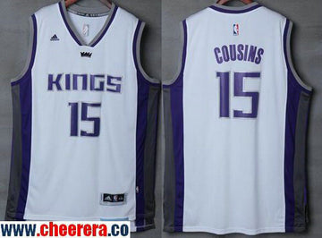 DeMarcus Cousins New Sacramento Kings white jersey