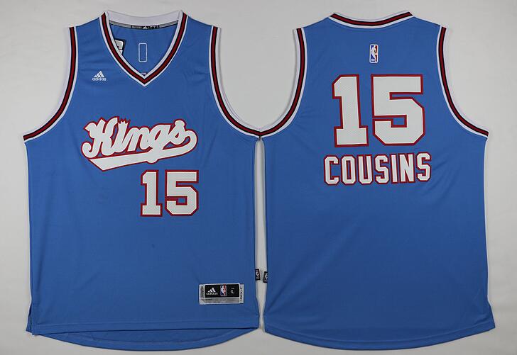 DeMarcus Cousins Revolution Sacramento Kings blue jersey