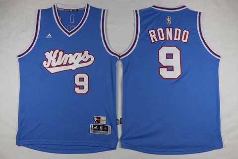 Rajon Rondo Revolution Sacramento Kings blue jersey