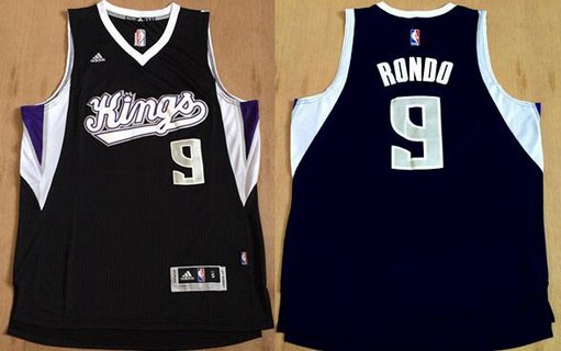Rajon Rondo Revolution Sacramento Kings black jersey