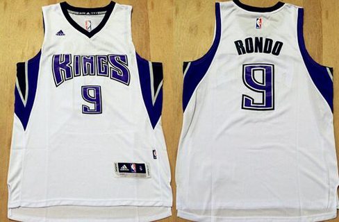 Rajon Rondo Revolution Sacramento Kings white jersey